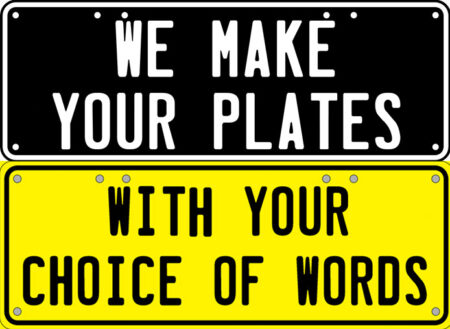 A very wide selection of custom personalised number plates